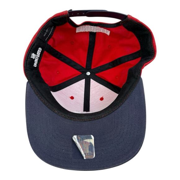 Undefeated Hat Cap Mens Snapback Red With Logo Graphic Street Wear - Picture 8 of 10